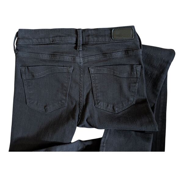 Express Black Mid Rise Stretch Jeggings - 0 - Picture 8 of 9